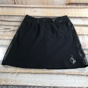 Baby Phat Black Faux Leather Skirt Girls Sz 16